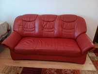 Set canapele 3 , 2 , 1  piele naturala fina, stare foarte buna
