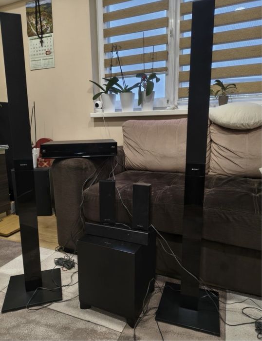 Домашно Кино SONY 5.1  Модел SS-TSB104,  ресийвър/блурей станция
