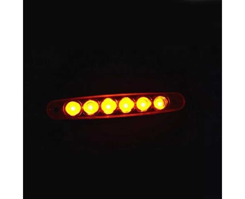 1бр. лед LED габарити за камион с 6 SMD диода 12-24V , 5 цвята