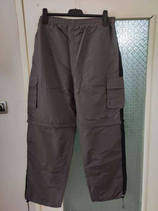 Спортен мъжки панталон 2 в 1, къс или дълъг, нов без етикет, размер XL