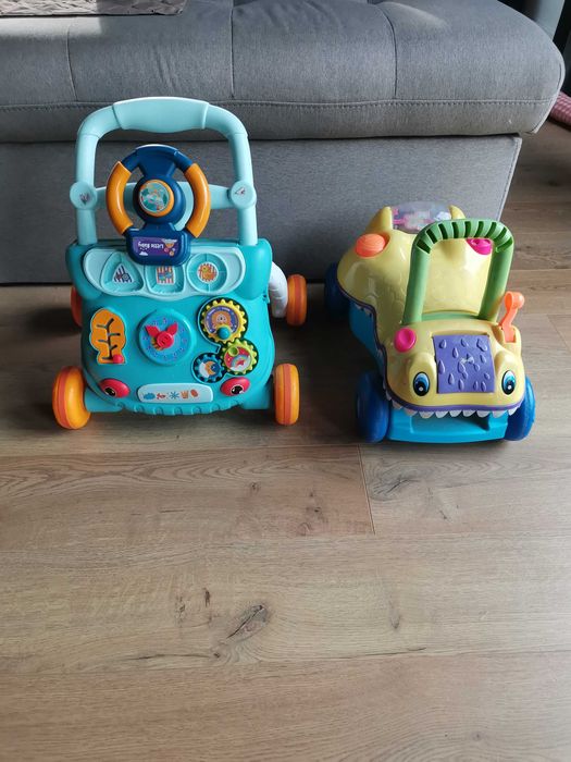 Музикален уокър и уокър 2в1 количка за каране