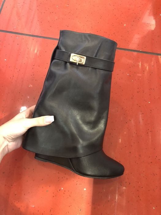 Gheata /platforma Givenchy / piele naturală 100% POZE REALE