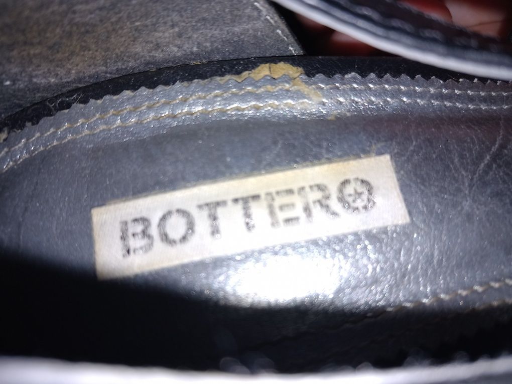 Сандали на ток Bottero  от естествена кожа