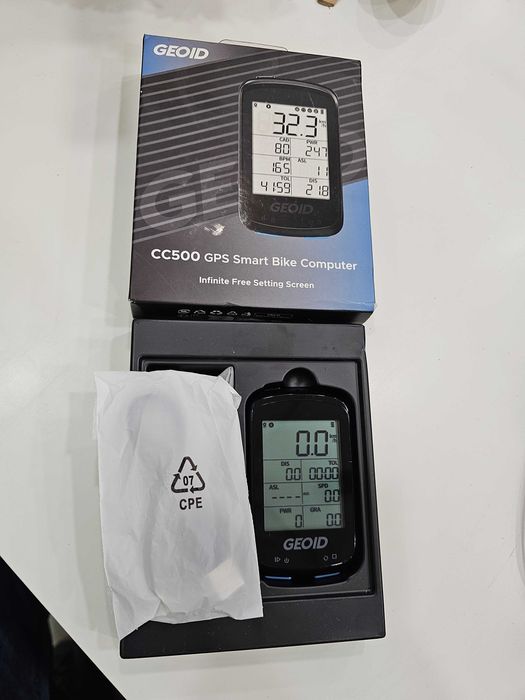 GEOID CC500 – GPS велосипеден компютър с многофункционален дисплей
