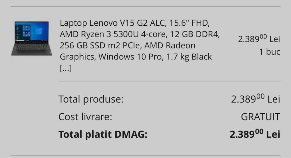 Impecabil Laptop Lenovo cu Windows