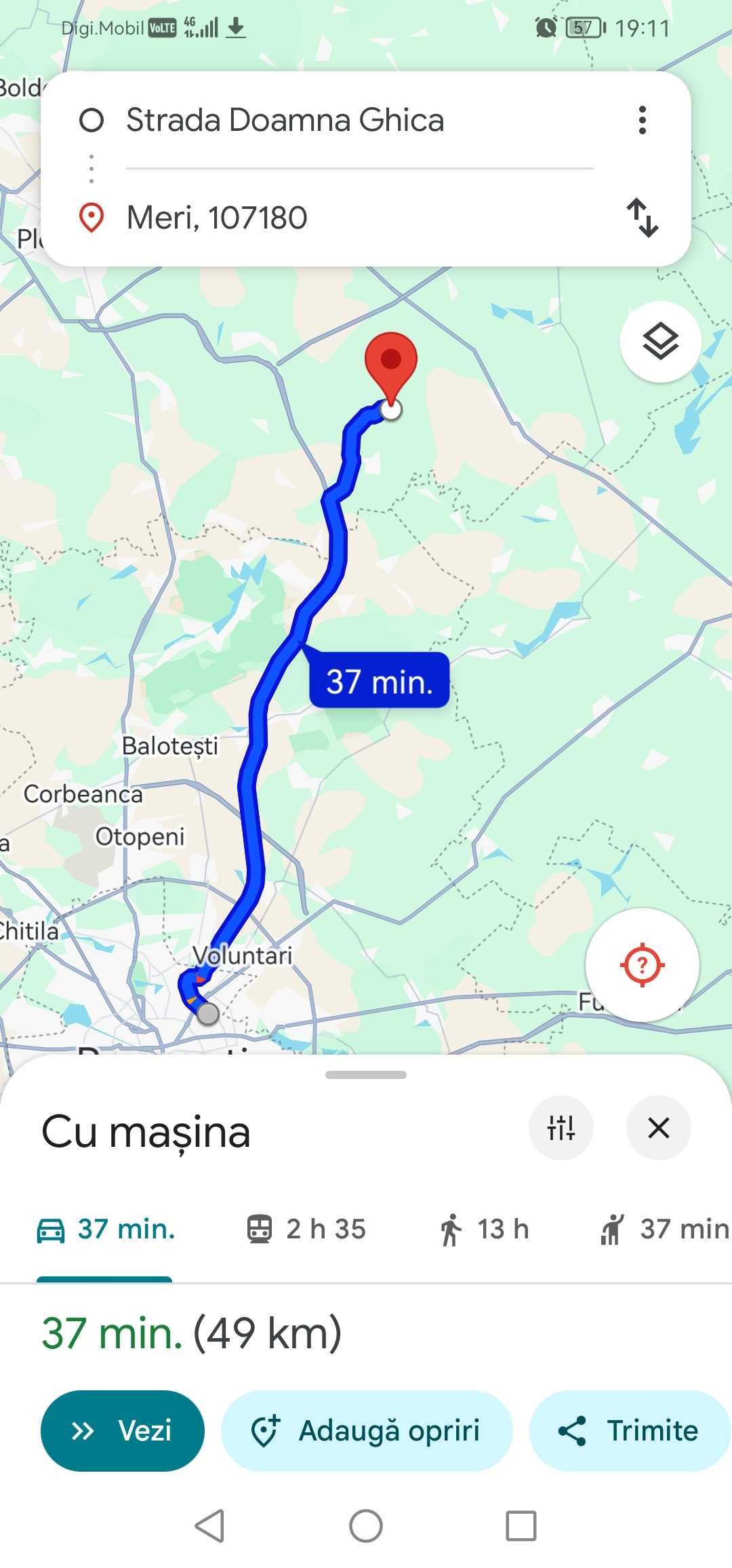 Teren intravilan 940 mp Draganesti Prahova autostrada iesire Gherghita