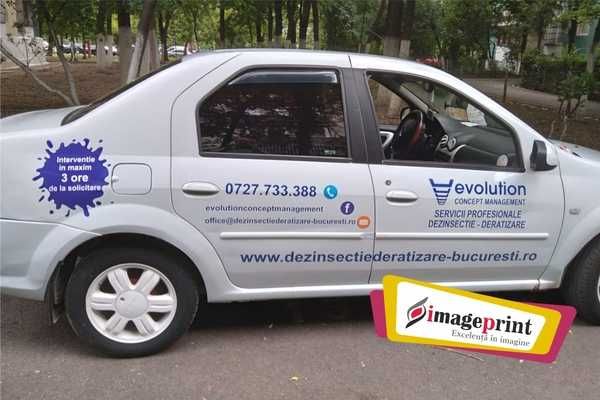 Banere colantari casete sablare folie solara autocolante flyere rollup