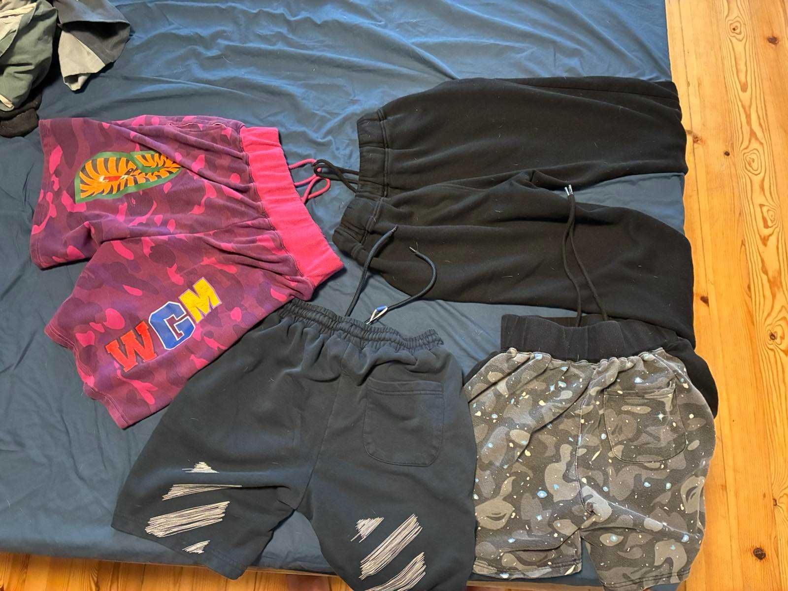 trapstar дълги панталони Bape черни и розовите който са редки