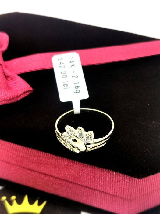 Bijuteria Royal inel din aur 14k 2.16 gr