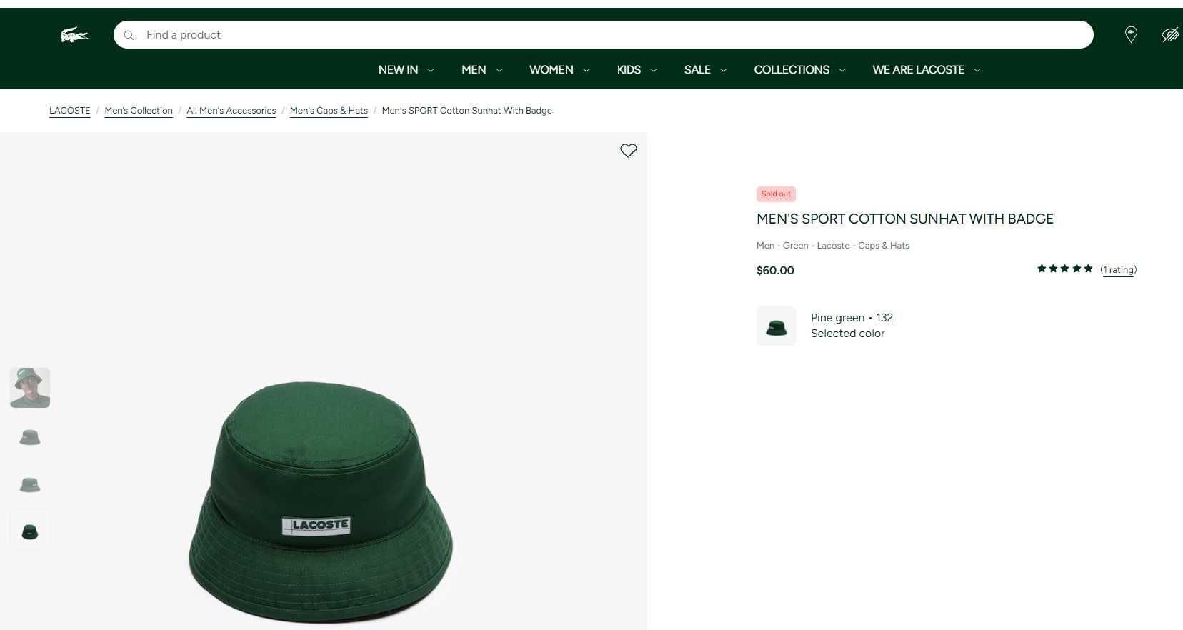 Lacoste - bucket hat