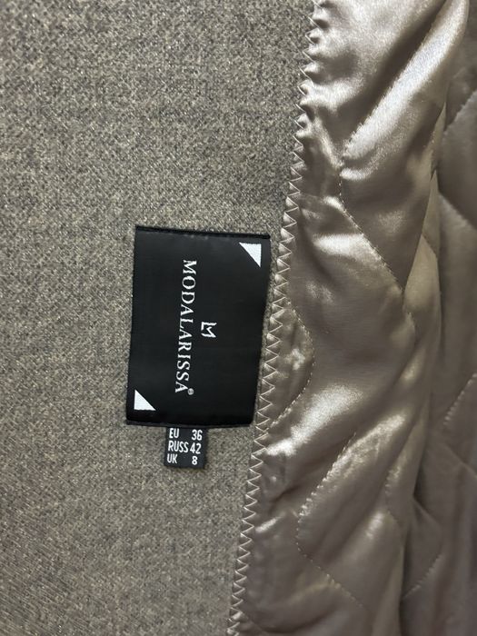 Пальто на зиму кашемир с натуральным мехом