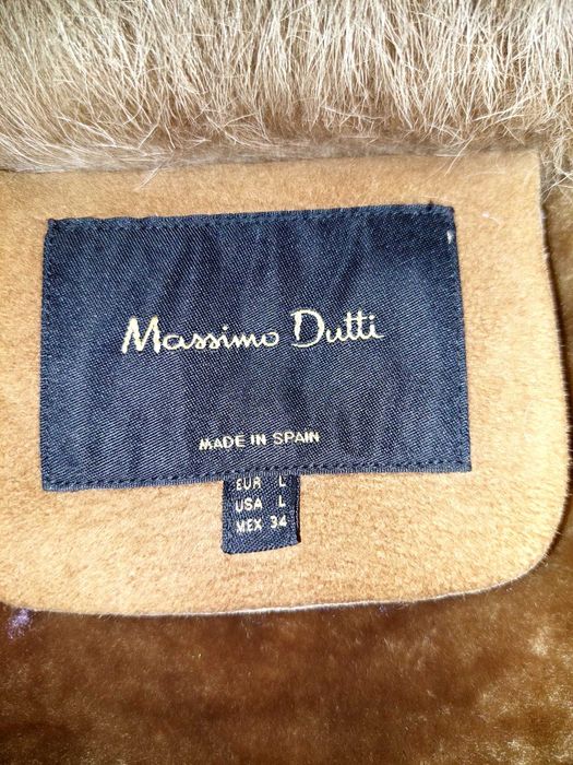 Vand cojoc dama blana naturala Massimo Dutti -Spania