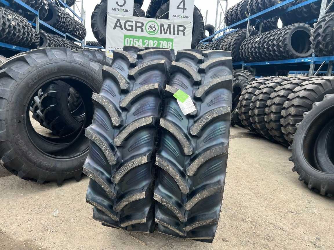 Anvelope radiale 420/85R34 noi pentru tractor John Deere cu garantie