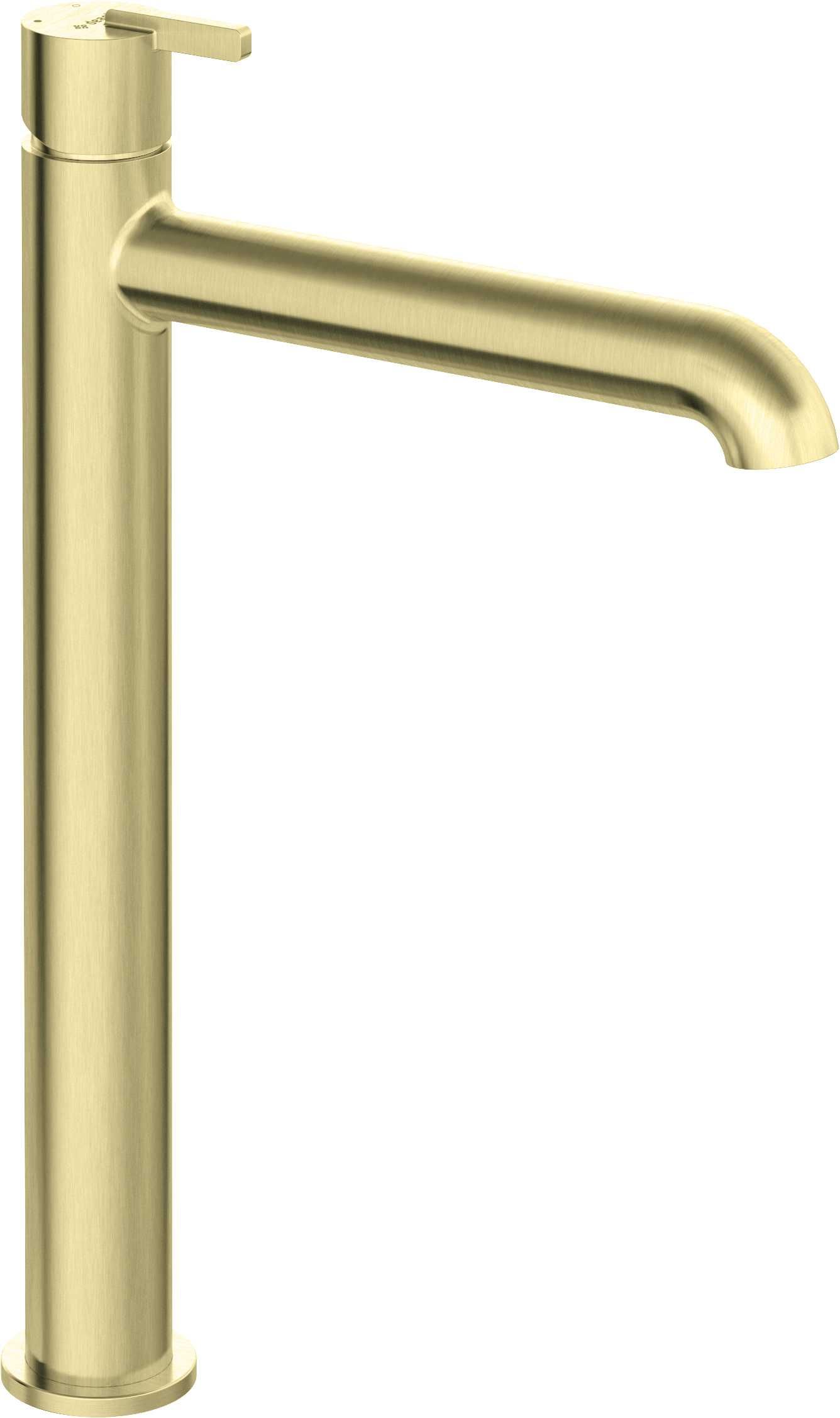 Матирано златен висок смесител за Баня модел Silia Brush Gold BQS_R24K