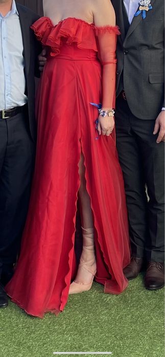 Rochie lunga cu corset