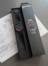 Samsung Watch 5 Pro, 45mm, BT, Black Titanium, factura, garantie