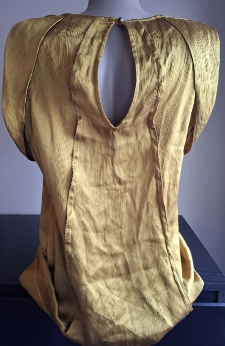 Top maiou bluza Diane von Furstenberg matase naturala