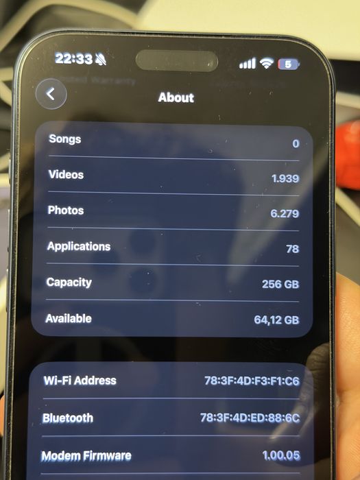 iPhone 17 Pro Max 256GB Deep Blue USA VERSION-eSIM