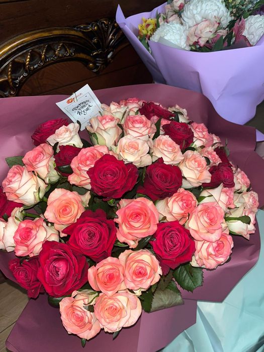 Свежие букет роз