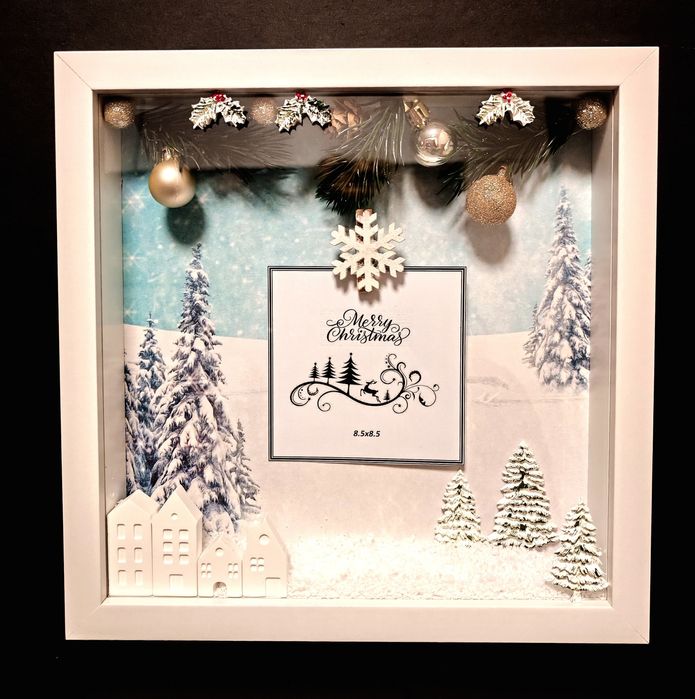 3D Коледни рамки с място за снимка