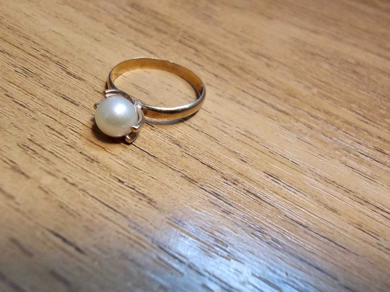 inel cu perla 18k(antikgemma)