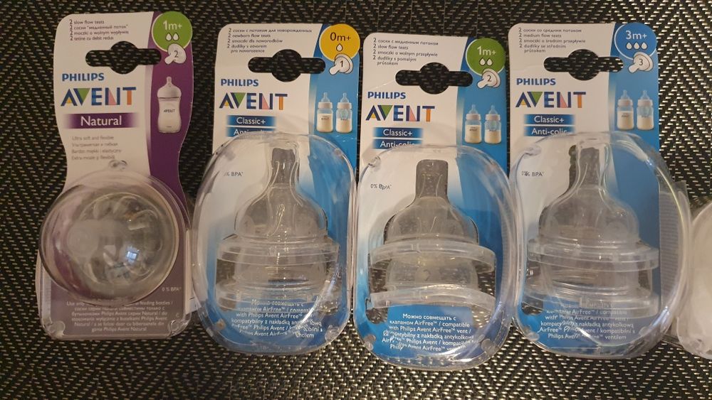 Vand lot tetine Philips avent classic  si natural NOI si cadou biberoa
