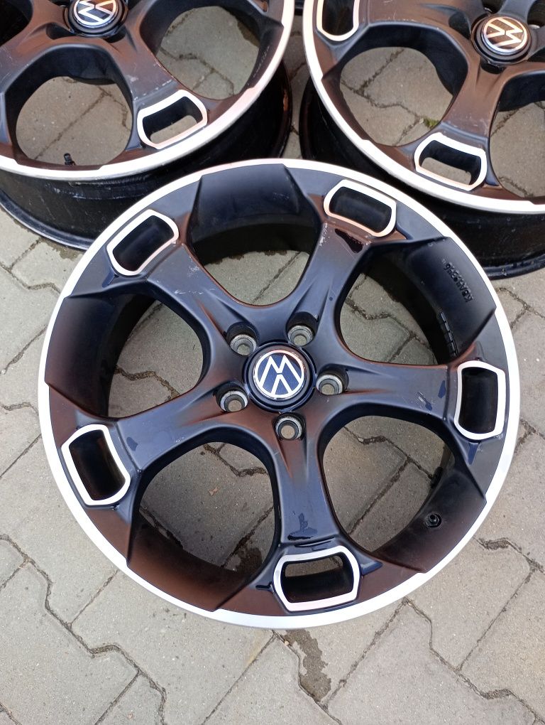 4 jante bicolore 5x112 R18 w passat cc b7 b8 golf 5 6 7 Turan Sharan