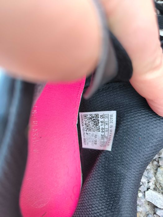 Стоножки ADIDAS в черно и розово 44 номер