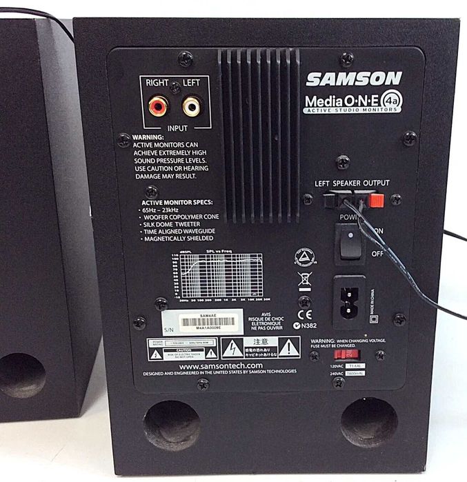 Boxe active monitoare de studio și multimedia Samson Media ONE 4a