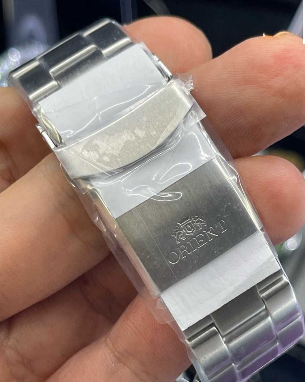 Orient Kamasu automatic, нов, пълен комплект, сапфир, бартер
