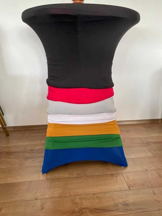 Masa pliabila cocktail HDPE, mese stand up receptie, bar, standing