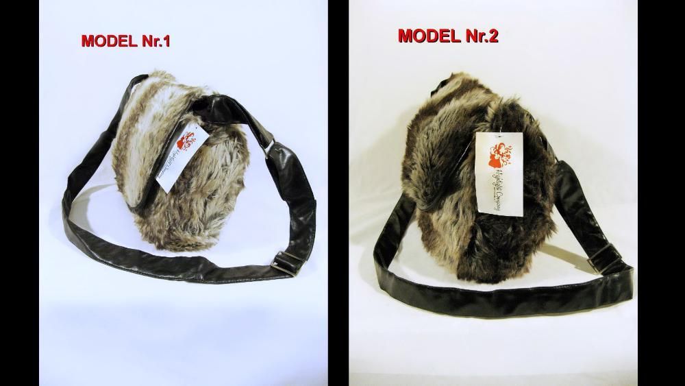 GEANTA DAMA blana artificiala HIGHLIGHT-Germania