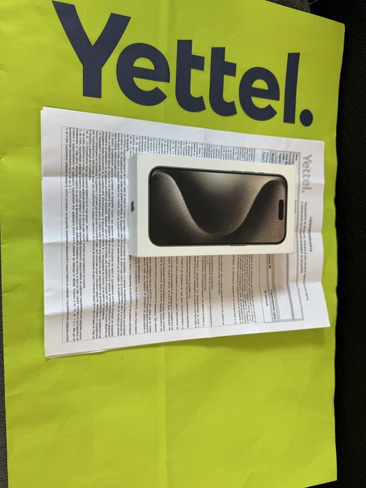 КАТО НОВ 256GB iPhone 15 Pro Yettel Гаранция 2026 Natural