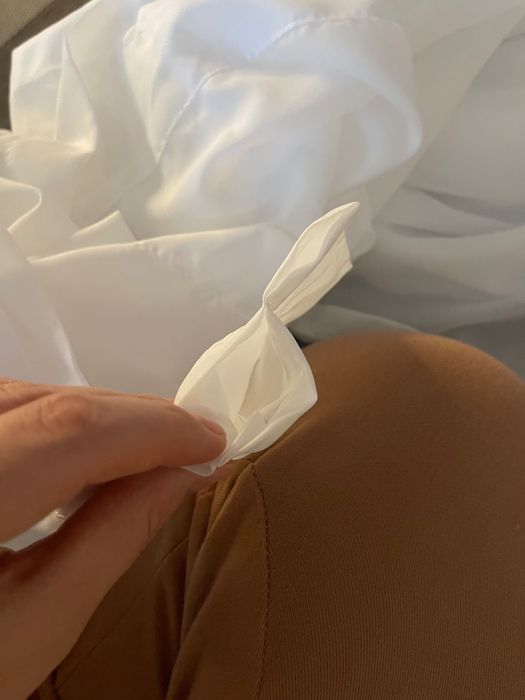 Прозрачно перде от тюл 2 броя / размер 132*213