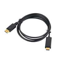 Cablu DisplayPort - HDMI pt laptop pc suporta audio 1080p lungime 3M