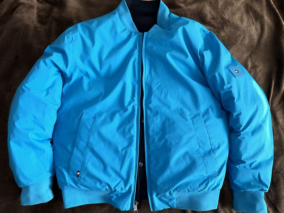 Geaca Tommy Hilfiger puf cu 2 fețe