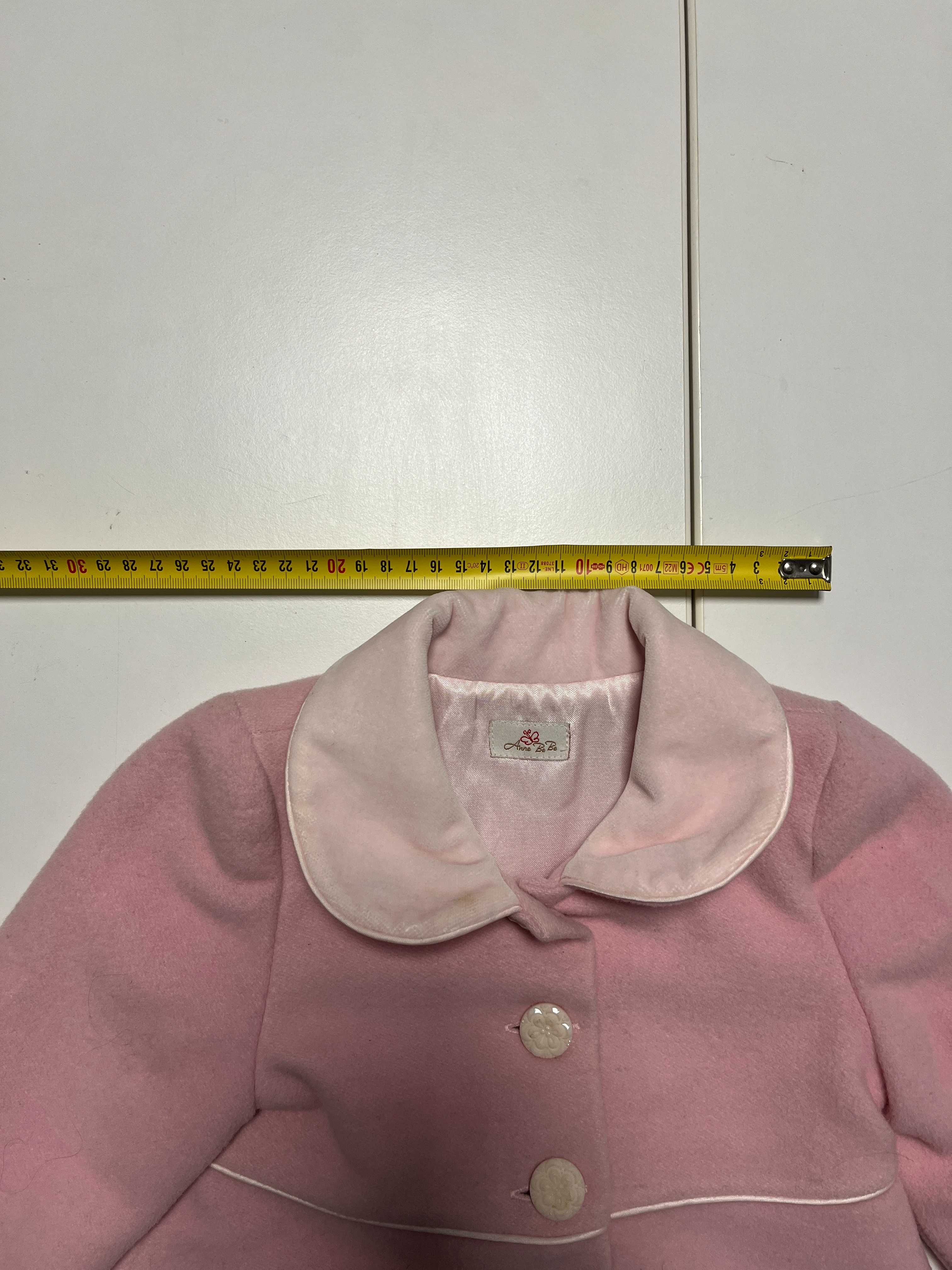 Palton din Lana, fetita bebelus, Anne Bebe, marime 80, 6-12 luni