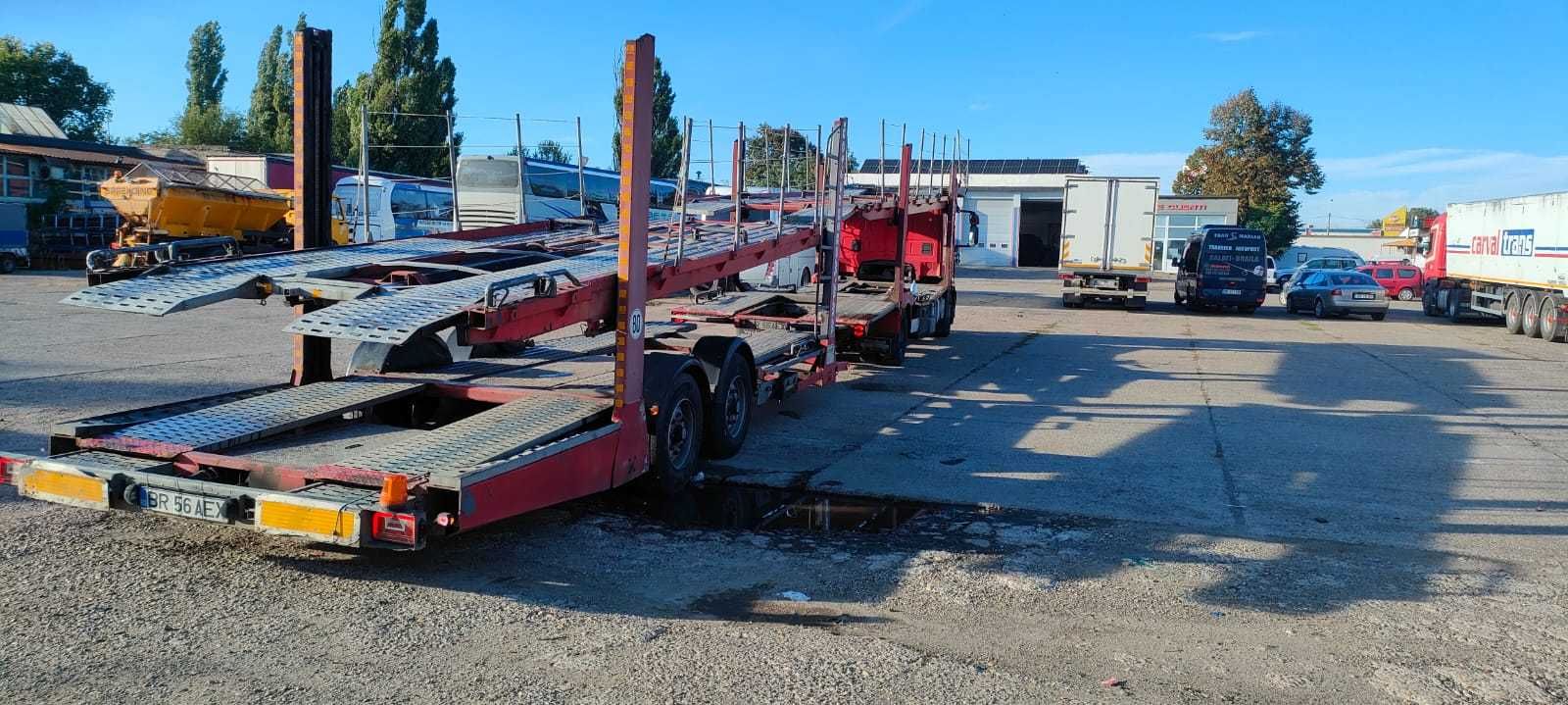 Transportor auto IVECO EuroCargo M152 , Platforma auto 8 pozitii