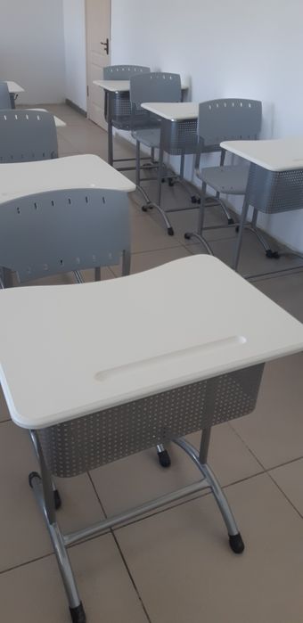 Одноместные Парты со стульями, производство Россия 12шт