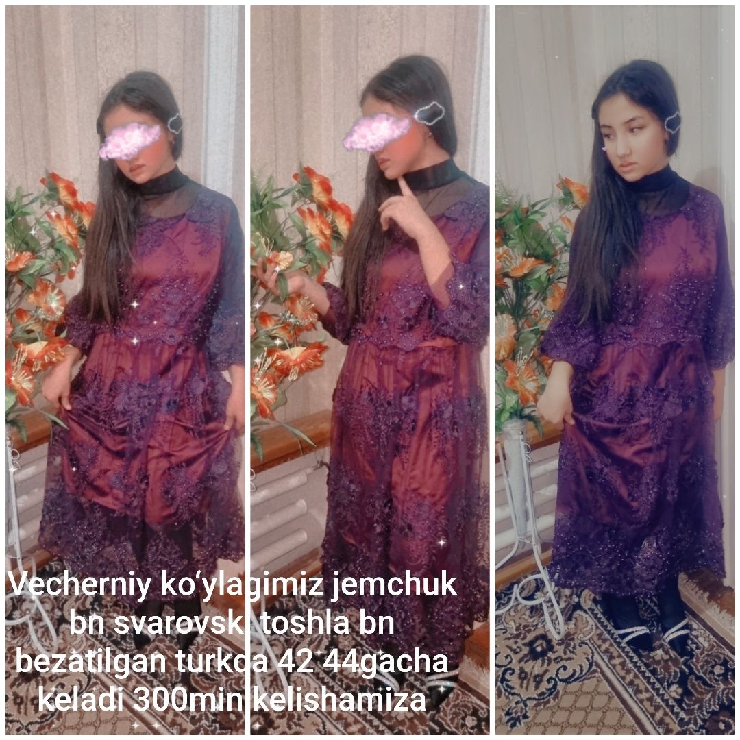 Turkiya vecherniy shikarniy ko‘ylak