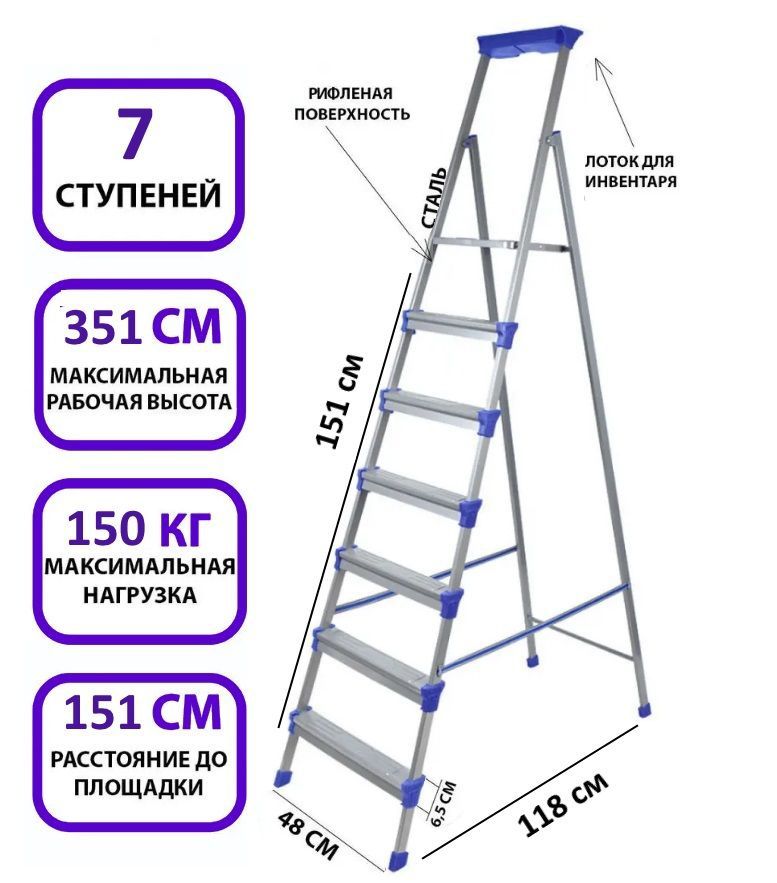 Стремянки ника все размеры