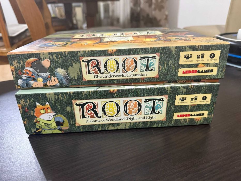Root ( Base Game ) + The Underworld Expansion + The Partisan and Exile