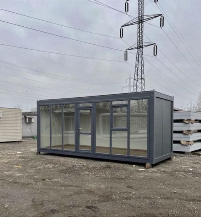 Container modular tip vitrina