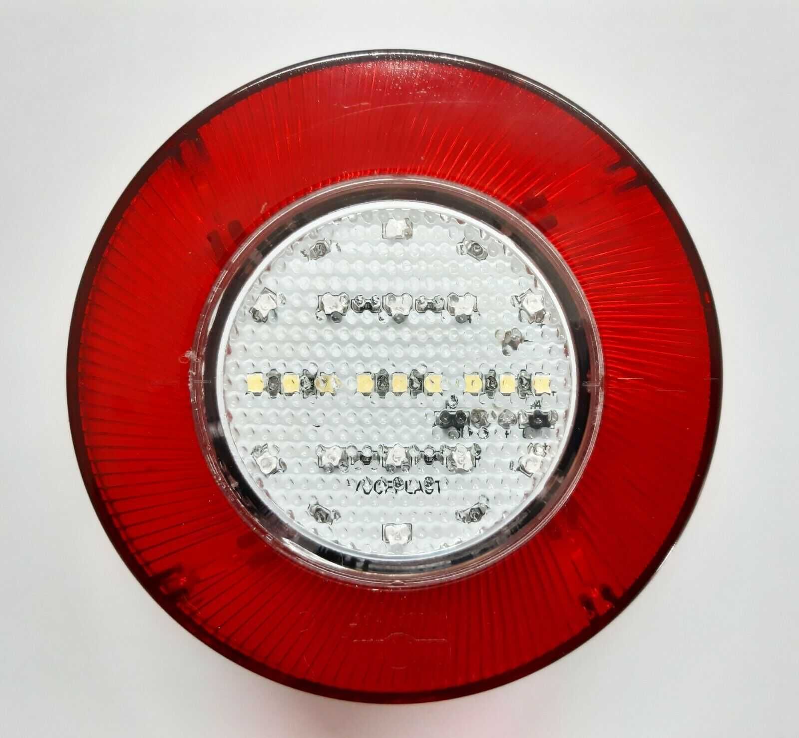 1 бр. Кръгли ЛЕД LED НЕОН стопове за камион ремарке кола 12V