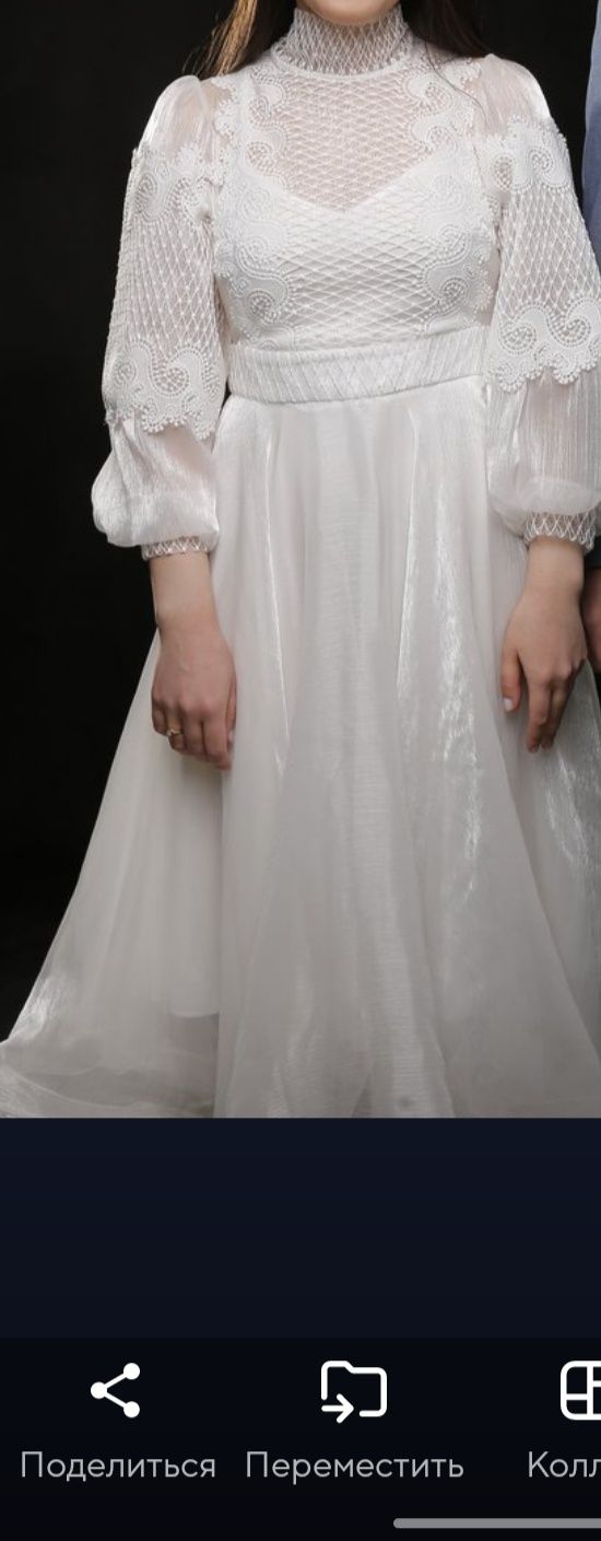 Платье красивое белое