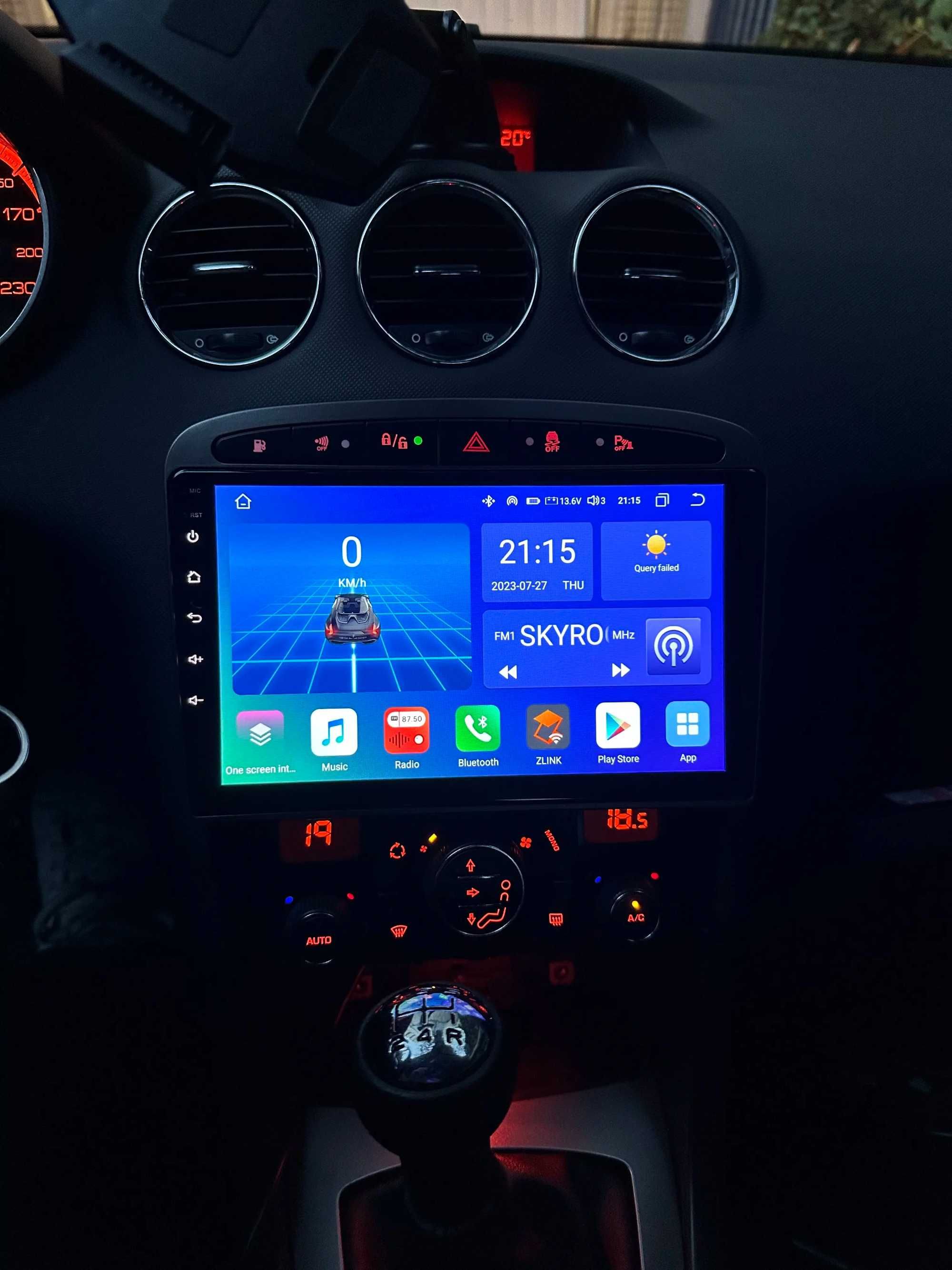 Navigatie GPS Android 13 Peugeot 308 408 - CarPlay, QLed, DSP , Wi-Fi