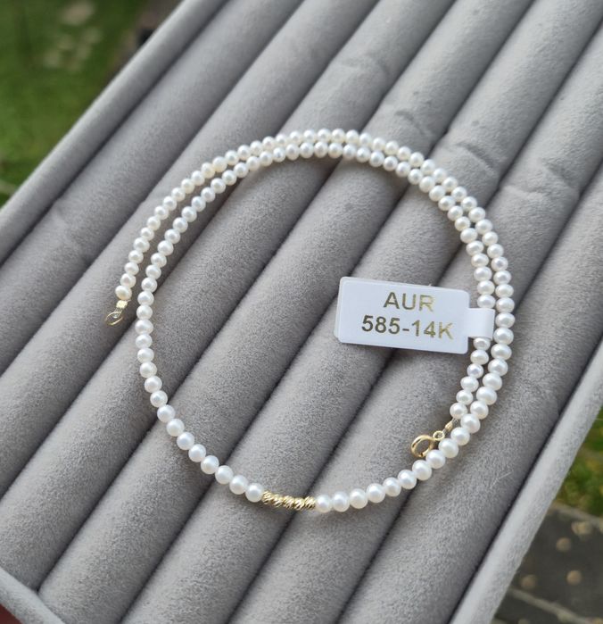 Colier cu perle de cultură