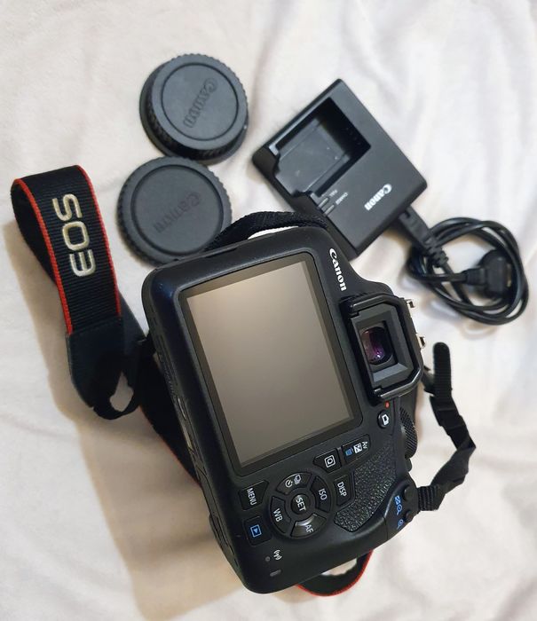 Aparat foto DSLR Canon EOS 2000D,24.1 MP, Negru + Obiectiv EF-S 18-55m