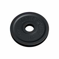 Disc Olimpic din fontă 50/51 mm Negru de 5kg