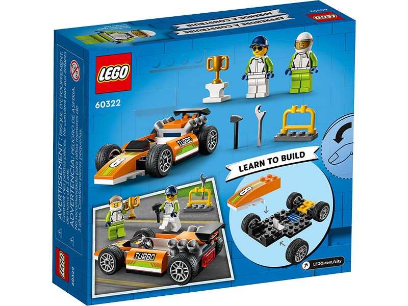НОВИ! LEGO® City 60322 Състезателна кола